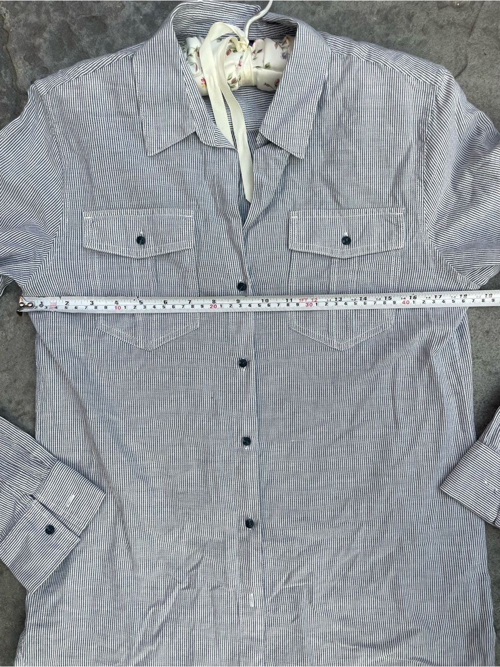 Patagonia Light Blue Striped Casual Button-Down Shirt - Picture 3 of 8